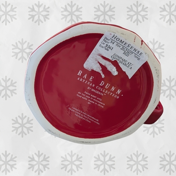 NEW Rae Dunn JOY Christmas Mug with Topper - Picture 7 of 7